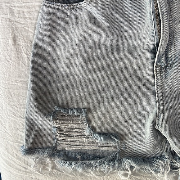 Light Blue Denim Shorts - Size M - Picture 5 of 6